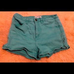 Forever 21 I Love H81 shorts high waisted zippered